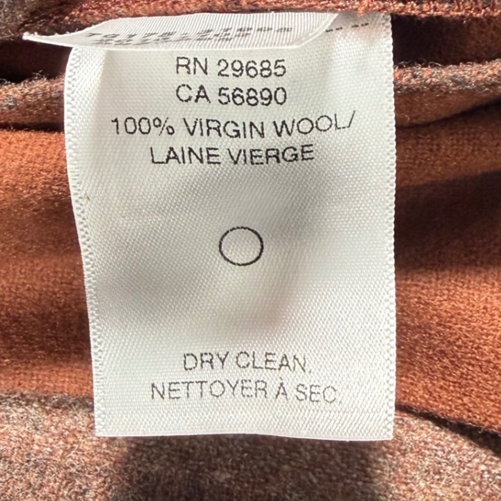Pendleton Wool Pleated Plaid Skirt Rust Brown Dark Academia Old Money Vintage 6 - Picture 7 of 7